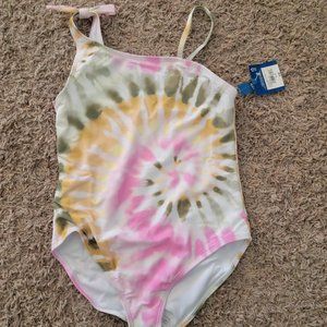 Girls One Piece Tie Dye Swimmingsuit-BNWT